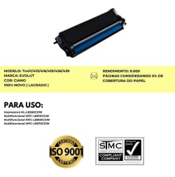 Toner Comp.brother TN411/413/416/419/426/439 BK 9K Evolut — foto 3