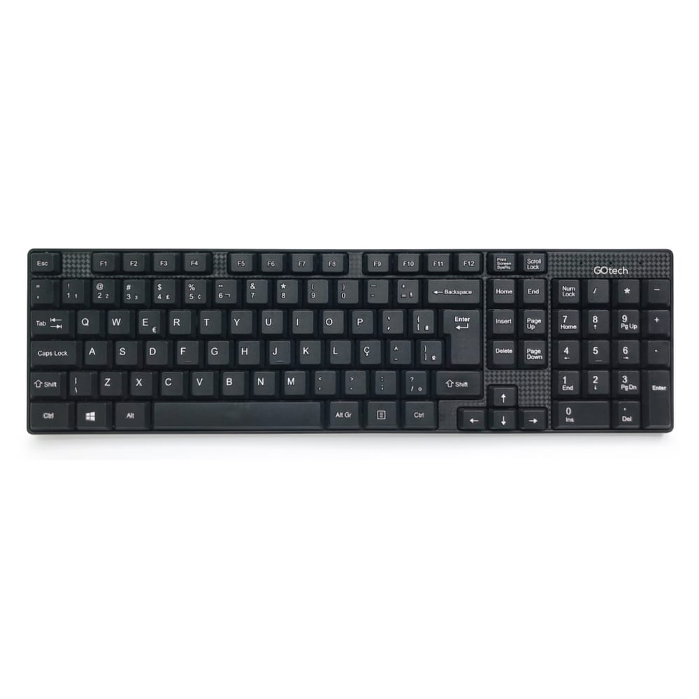 Teclado USB Go Tech LK-501 ABNT2 Preto