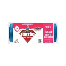 Saco Lixo S Fortao Perfumado Rolo 100L Azul c/10 — foto 2