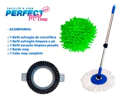 Mop 360 Perfect Pro Cesto Inox 3EM1 16L — foto 3