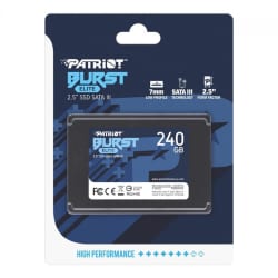 HD SSD 240GB PBE240GS25SSDR Sataiii 450/320 Patriot Burst — foto 1