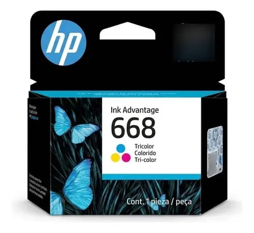 Cartucho Original HP 668 3ML Color