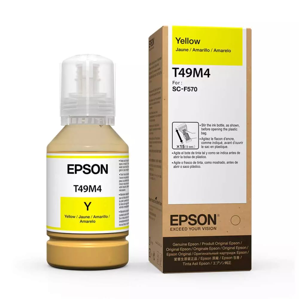 Refil Epson Ultrachrome T49M4 Amarelo 140ML