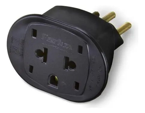Adaptador Tomada 2P+T p/NBR14136 Daneva MD9