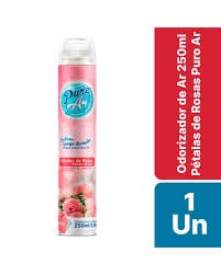 Aromatizante Aerossol Puro Ar Petalas de Rosas 400ML/170G — foto 2