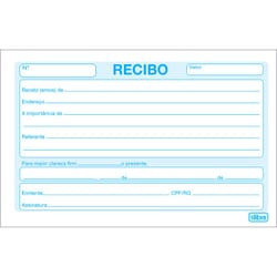 Bloco Recibo Comercial sem Canhoto — foto 1
