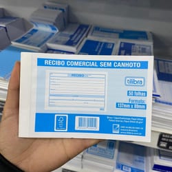 Bloco Recibo Comercial sem Canhoto — foto 3