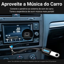 Cabo Adaptador USB Femea X Mini USB V3 Otg — foto 5