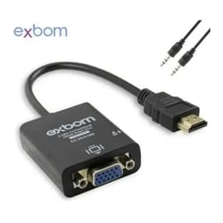 Cabo Conversor HDMI X VGA Femea com Audio Exbom — foto 2
