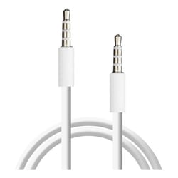 Cabo P2 / P2 Mobile Flat 1.2M Estereo Branco Chip Sce — foto 3