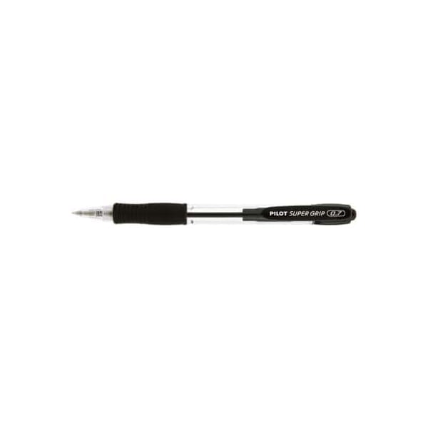 Caneta Pilot Super Gripp Retratil 0.7 Preta