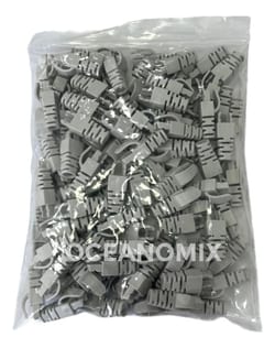 Capa Plugues de Conexao Cinza  10 Und RJ45 — foto 2