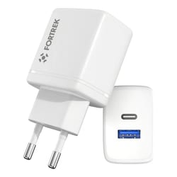 Carregador Universal Ac/2 Portas USB/USB-C FK-110B Fortrek