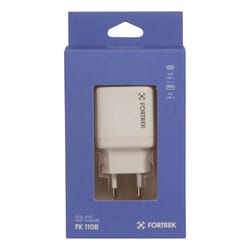 Carregador Universal Ac/2 Portas USB/USB-C FK-110B Fortrek — foto 5