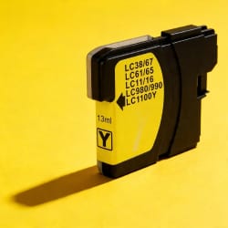 Cartucho Brother LC61 Compativel Amarelo 13ML — foto 4