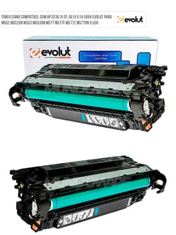 Cartucho de Toner Comp. HP CF361X 9,5K Cyan Evolut — foto 2