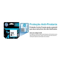 Cartucho HP 122 Original (CH561HB) Preto 2ML — foto 2