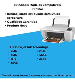 Cartucho HP 662 Original (CZ103AB) Preto 2 ML — foto 4