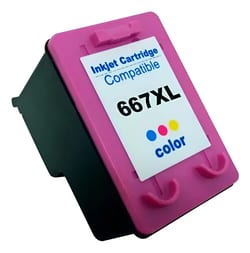 Cartucho HP 667XL Compativel Color 12ML — foto 1