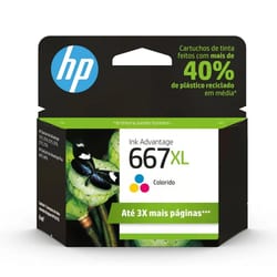 Cartucho HP 667XL Original (3YM80AL) Color 8 ML — foto 1
