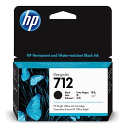Cartucho HP 712 Original Preto 38 ML (3D68A) — foto 1