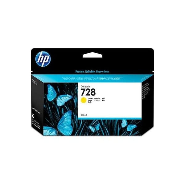 Cartucho HP 728 Original F9J65A Amarelo 130ML