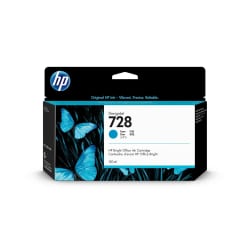 Cartucho HP 728 Original F9J67A Ciano 130ML — foto 1