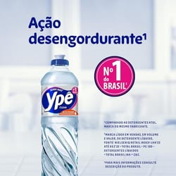 Detergente Ype Lava Loucas Clear 500ML — foto 4