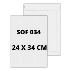 Envelope Branco 240X340 90GR Saco Branco — foto 1