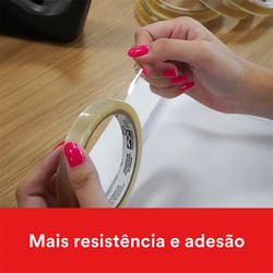 Fita Durex Pequena 12X30 Transp. — foto 4