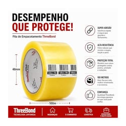 Caixa Fita PVC Transparente 45X100 — foto 2