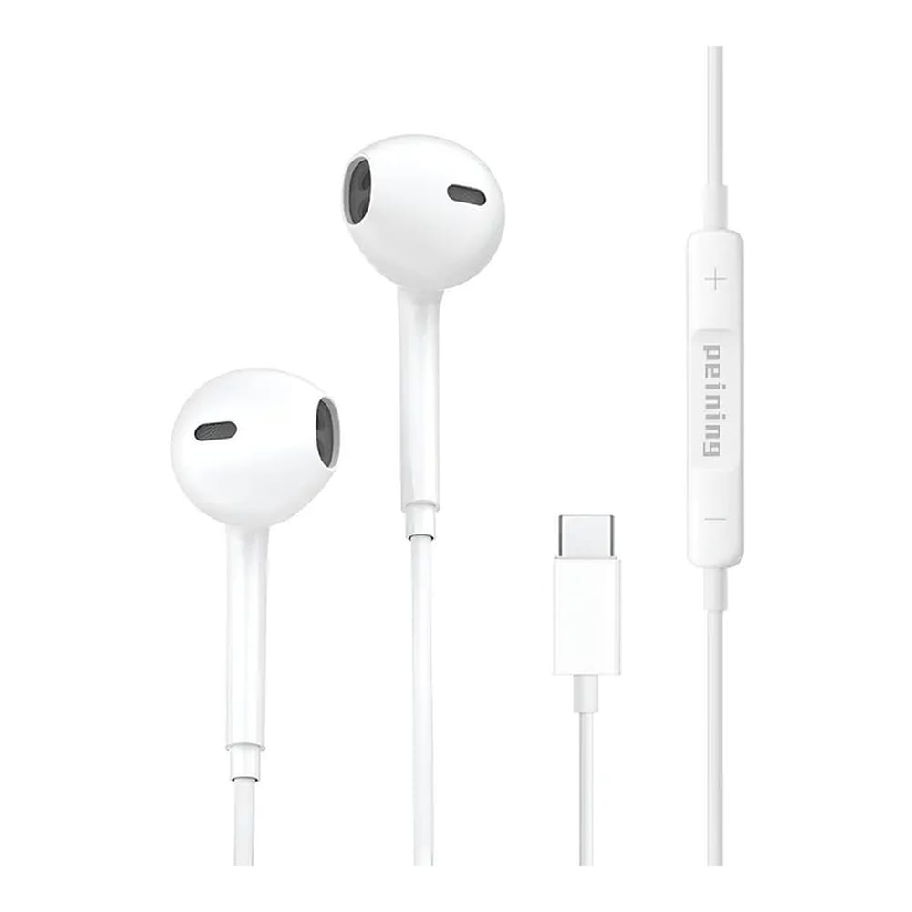 Fone Auricular Tipo-C Microfone Branco Ios/Android K505C Kimaster