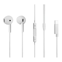Fone Auricular Tipo-C Microfone Branco Ios/Android K505C Kimaster — foto 2