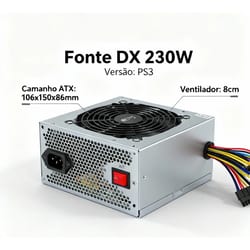 Fonte Atx 230W VX230SE s/ Cabo — foto 2
