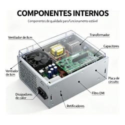Fonte Atx 230W VX230SE s/ Cabo — foto 5
