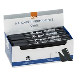 Marcador Permanente BRW Preto — foto 1