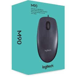 Mouse USB com Fio Logitech M90 Preto 1000DPI — foto 4