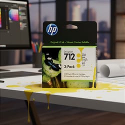 Pack Cartucho de Tinta c/ 3 UN HP 711 Orginal Amarelo 3 UN 3X29ML — foto 2