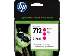 Pack Cartucho de Tinta c/ 3 UN HP 712 Orginal Magenta 3 UN 3X29ML