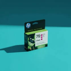 Pack Cartucho de Tinta c/ 3 UN HP 712 Orginal Magenta 3 UN 3X29ML — foto 4