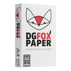 Resma de Papel A4 70 GR Dgfox PCT/500 Folhas — foto 1