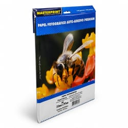 Papel Foto Glossy Auto Adesivo Premium 130G/M² A4 - 20FOLHAS Der 4 — foto 3