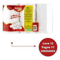 Papel Higienico Fofinho F.dupla Neutro 30M c/12 — foto 2