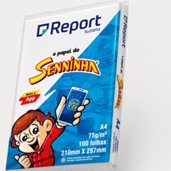Papel Senninha A4 Branco PCT com 100 — foto 4