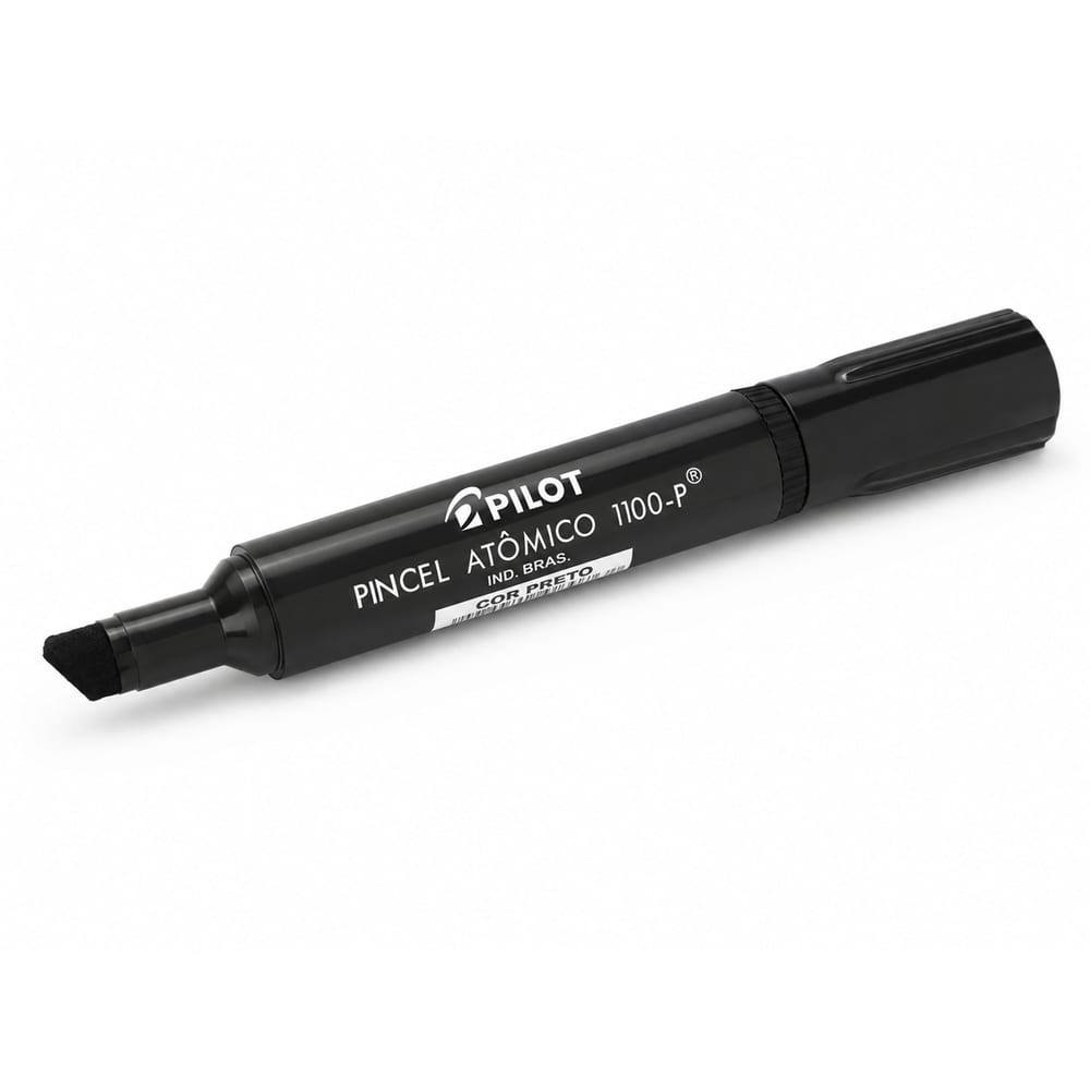 Caixa Pincel Marcador Permanente Preto Anatomico Preto Recarregavel