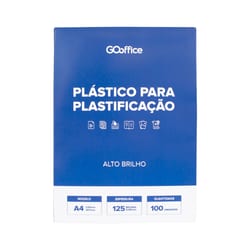 Plastico para Plastificacao Go Office A4 220X307MM PCT 100UN