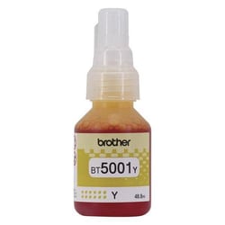 Refil de Tinta Brother BT5001 Original Amarelo 48,8ML