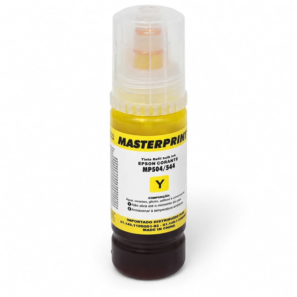 Refil de Tinta Epson 504/544 Compativel Amarelo Uni 70ML