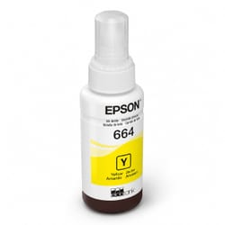 Refil Epson T664420 Original Amarelo 70ML — foto 4