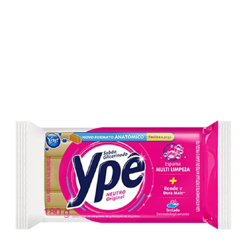 Sabao em Barra Ype Neutro 180g